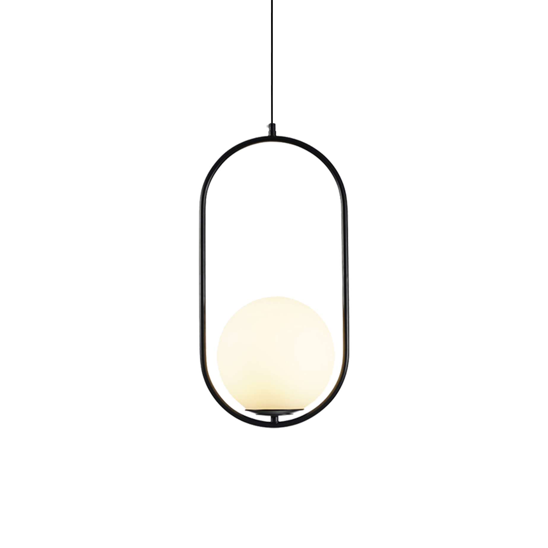 Pendant Light Brass Bent Glass 15W Adjustable Living Room Hallway Bedroom Modern Ceiling Lamp | Thomler