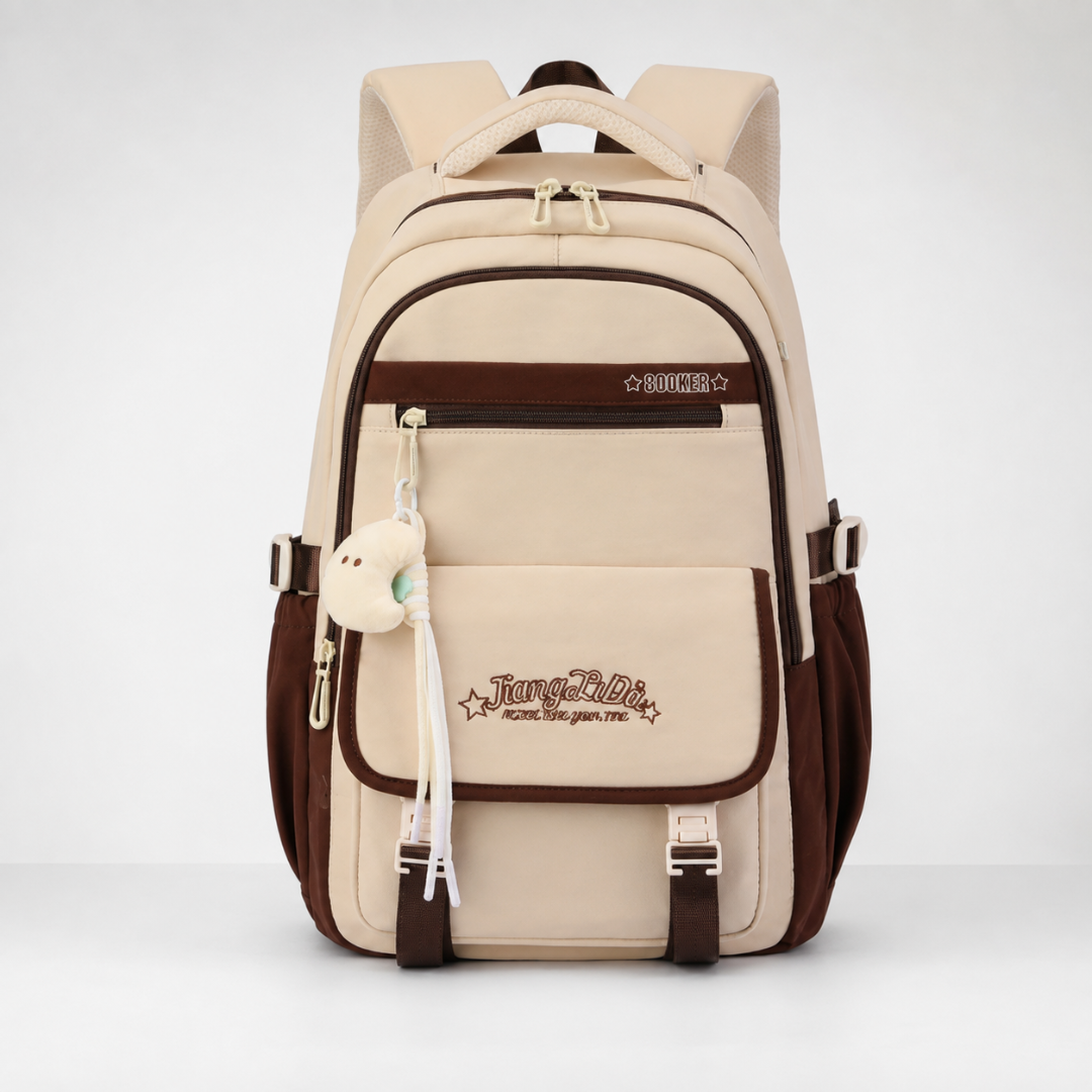 Multi-Compartment Backpack with Padded Laptop Sleeve – Water-Resistant Oxford Fabric for School, Work & Travel | Thomler