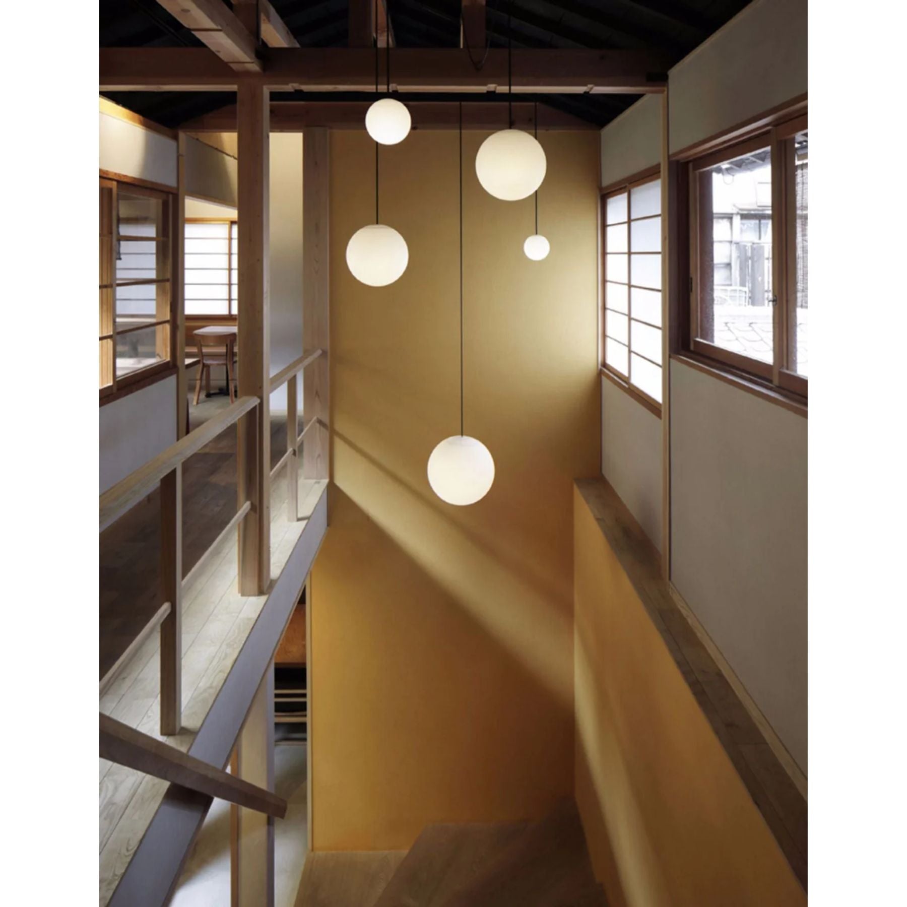 Pendant Light Brass Frosted Glass Globe Ceiling Hallway Dining Room Hanging Lamp Minimalist Scandinavian Modern Lighting | Thomler