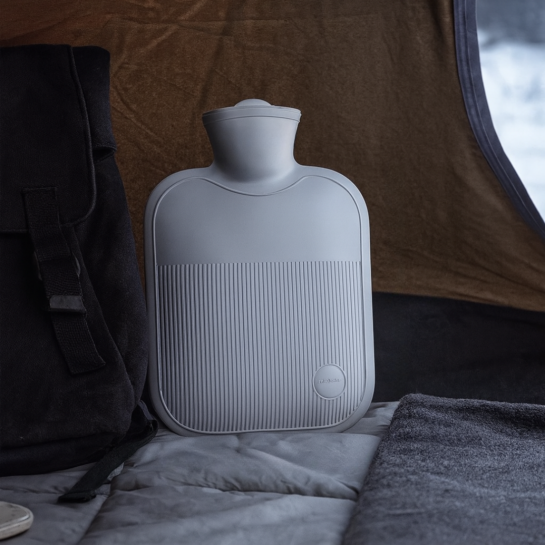 Hot Water Bottle 68 oz Leak-Proof – Soothing Heat for Cold Days, Hands & Feet – PVC Fill Pouch with Soft Touch – Portable Warmth for Bed | Thomler