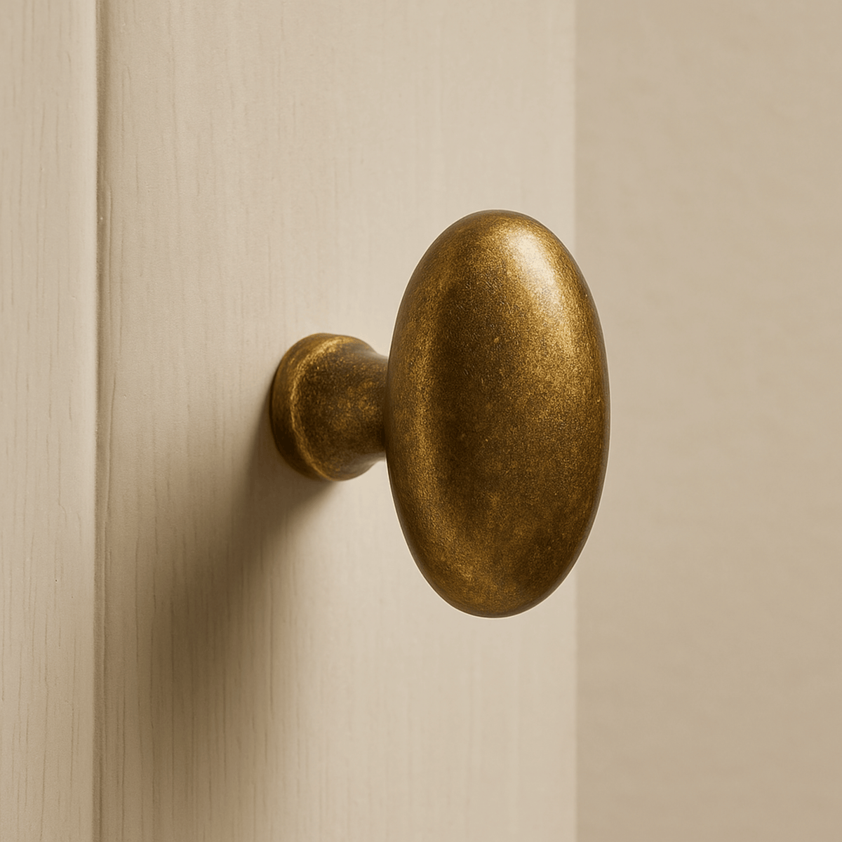 Vintage Metal Pull for Cabinets & Drawers – Decorative Hardware in Aged Gold Tone for Kitchen, Bedroom, Furniture Restoration | Thomler