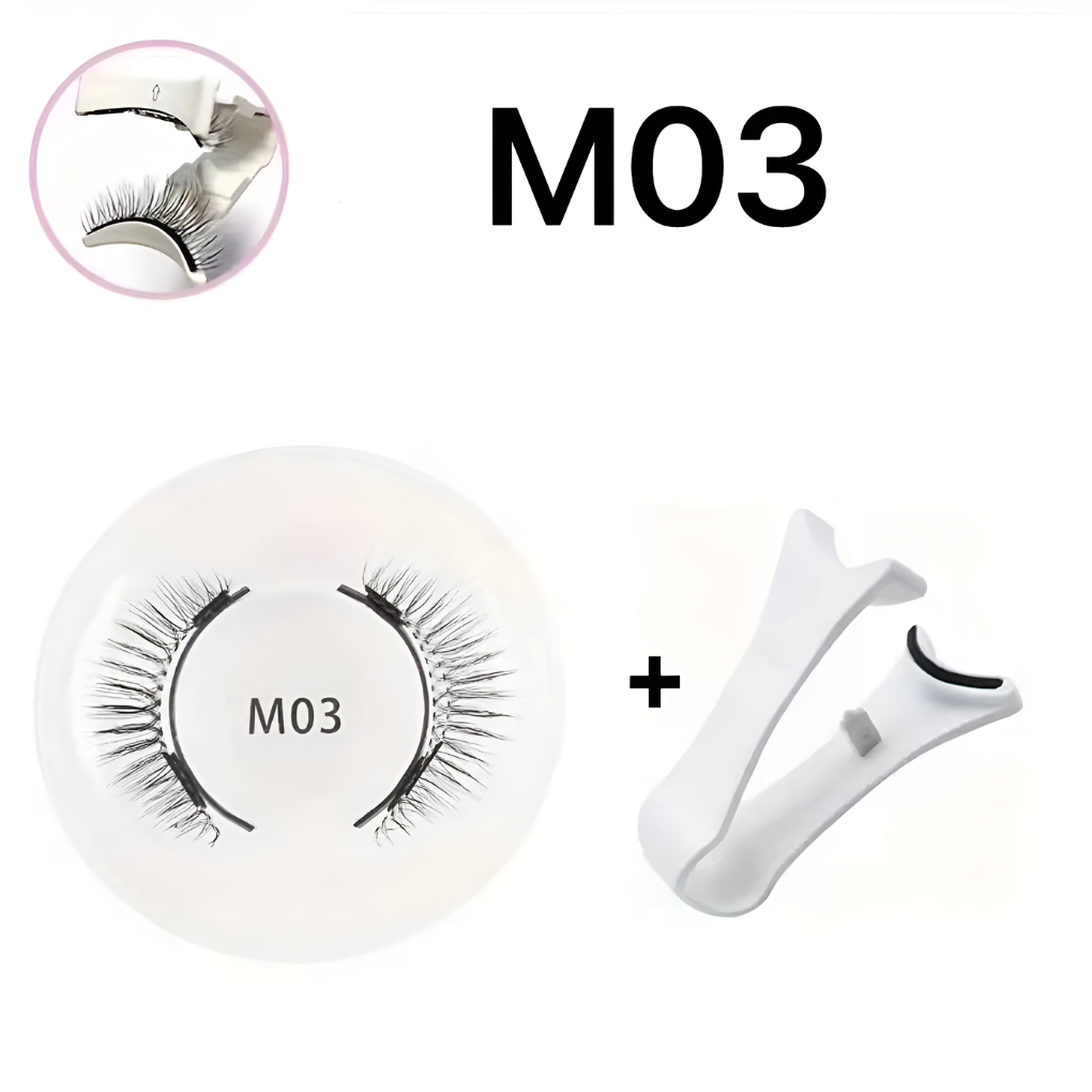 Reusable Magnetic False Eyelashes with Precision Applicator for Natural Volume & All-Day Wear | Thomler