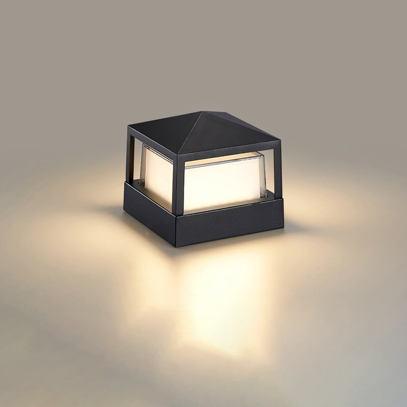 Weatherproof LED Outdoor Wall Light – Square & Round Industrial Fixture for Patio, Garden, Pathway | Thomler