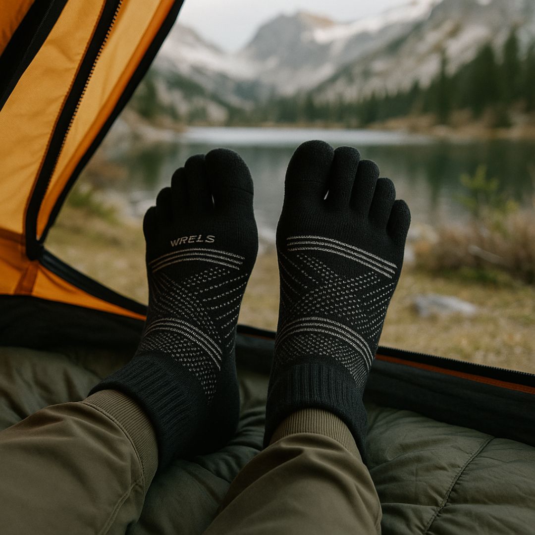Men's Merino Wool Toe Socks – Insulated 5-Toe Design for Winter Sports & Hiking | Thomler