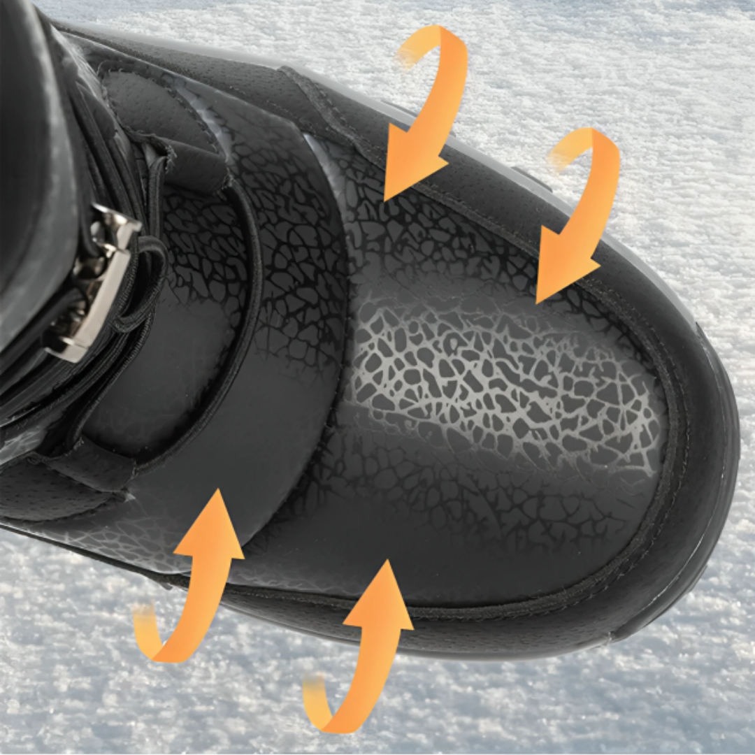 Women's Insulated Waterproof Winter Boots with Plush Lining – Slip-Resistant Platform Ankle Boots for Snow & Ice | Thomler