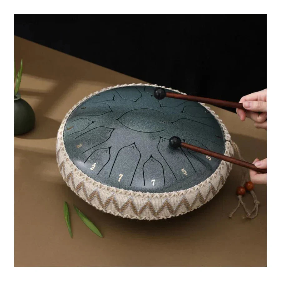 Tongue Drum Handpan Anti Stress Stalen Meditatiedrum 15cm | Sansoti