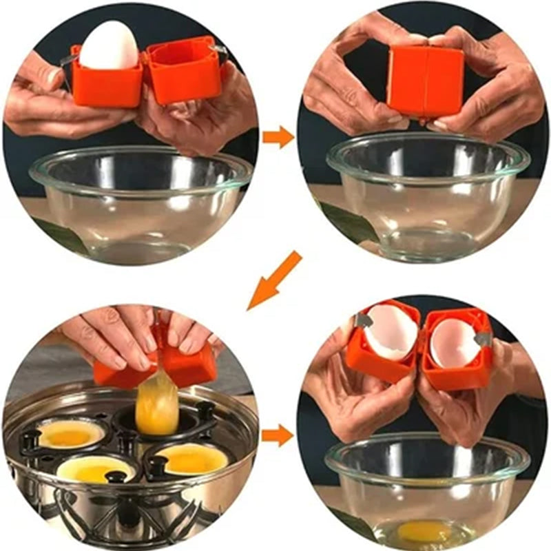 Compact Egg White Yolk Divider Tool with Ergonomic Grip for Baking and Cooking Kitchen Gadget | Thomler