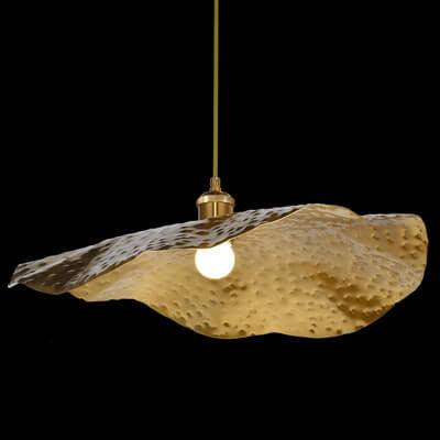 Pendant Light Electroplated Iron 11.8 in Adjustable Modern Living Room Restaurant Bar Hanging Ceiling Lamp | Thomler