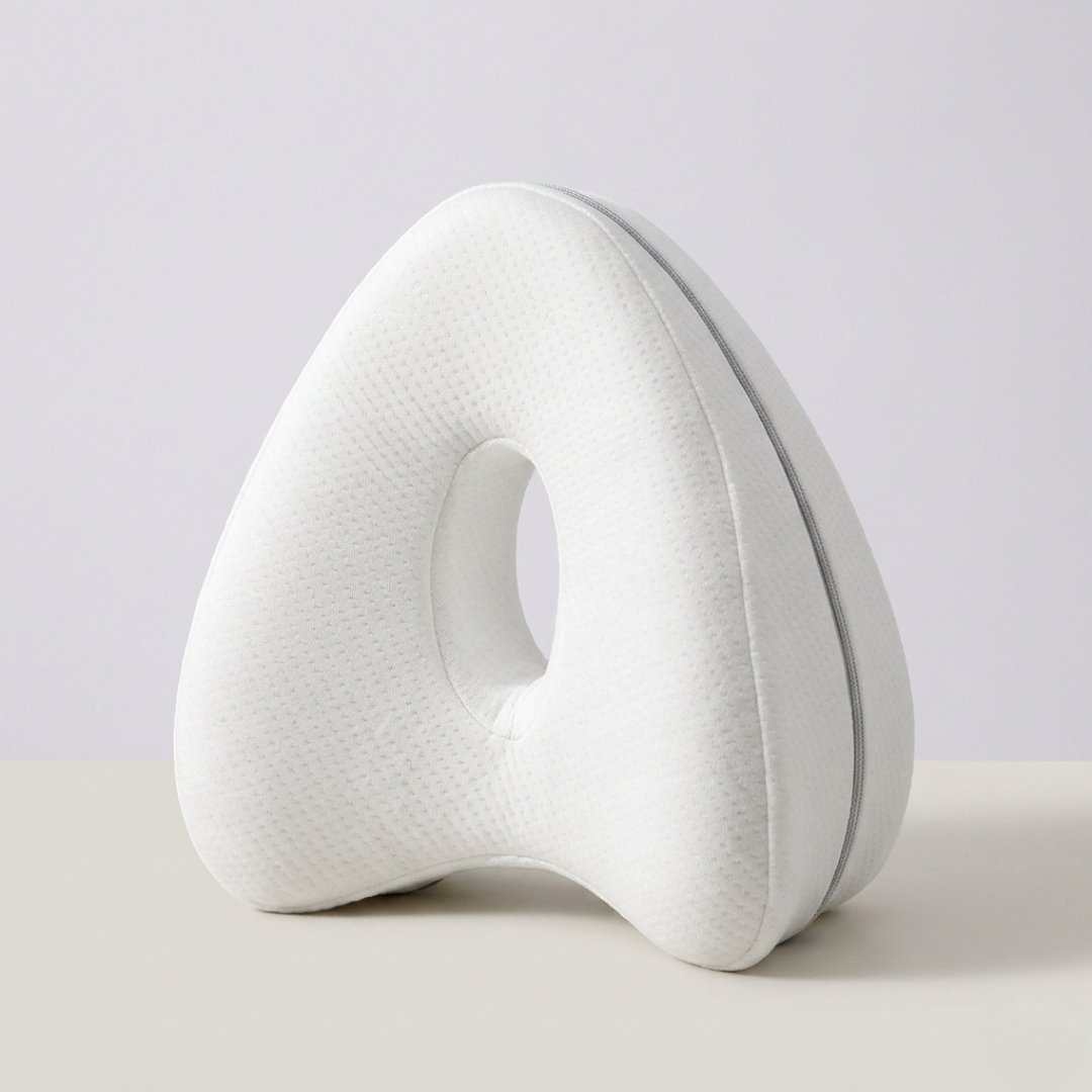 Ergonomic Knee Cushion for Side Sleepers – Contoured Hip Alignment Support Pillow with Adjustable Strap – Breathable Memory Foam for Lower | Thomler