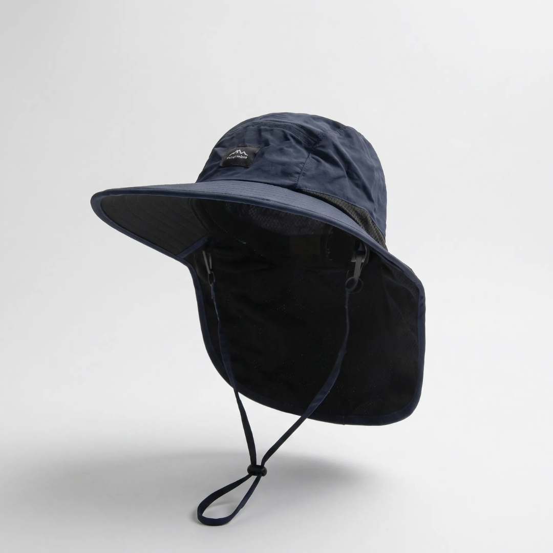 Adventure Fishing Headwear with Fold-Down Mesh Shield for Neck & Ears | Outdoor Boonie Cap for Hiking & Camping | UPF 50+ Shaded Crown & | Thomler