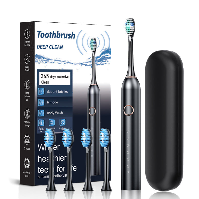 Rechargeable Sonic Toothbrush with 6 Cleaning Modes IPX7 Waterproof Electric Toothbrush 40000 VPM for Daily Oral Care Adults Dental Hygiene | Thomler