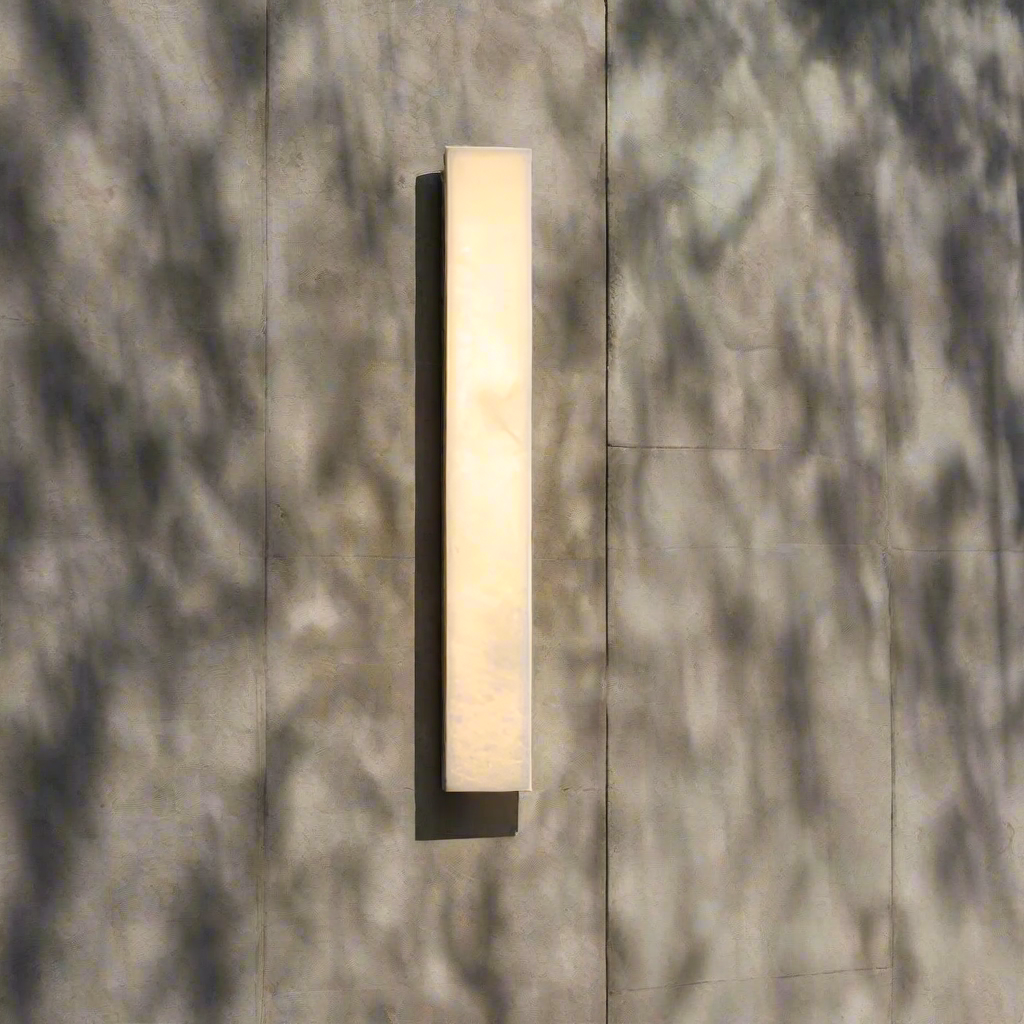 Wall Lamp Resin 23.6 in Waterproof LED Warm Outdoor Patio Porch Modern Minimalist Sconce Lighting | Thomler