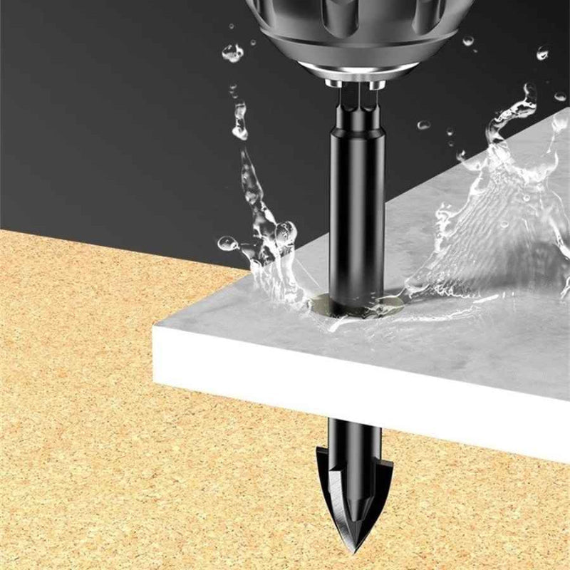 Carbide Drill Bit Set for Tile, Glass & Marble – Precision Drilling Without Water | Thomler