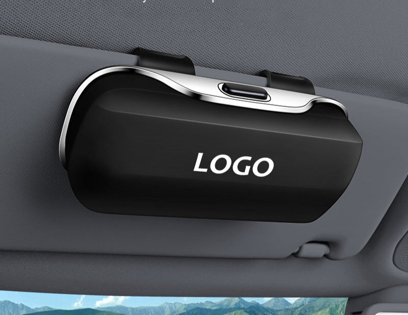 Car Visor Sunglasses Holder Case with Clip Mount for Vehicle Sun Shade Protection Storage Organizer | Thomler