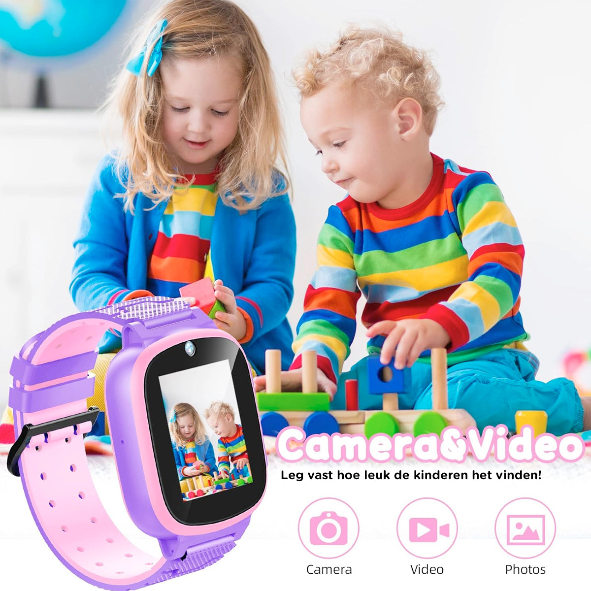 GPS Tracker Smartwatch for Kids with SOS Button & Water Resistant Design | Thomler
