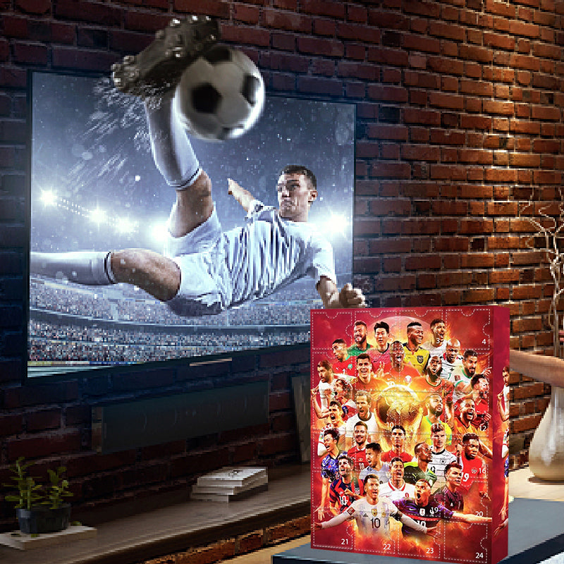 Soccer Advent Calendar – 24-Day Countdown with Player Figurines | Thomler