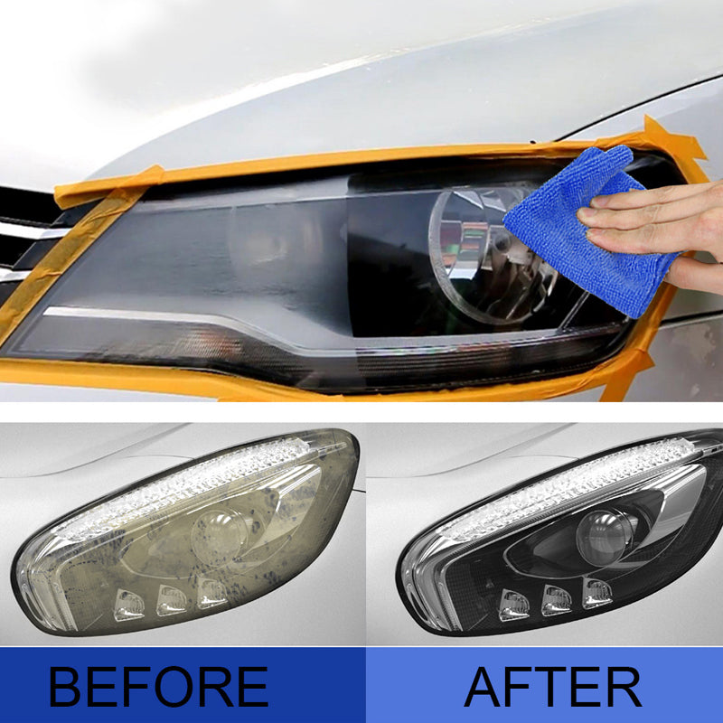 Headlight Restoration Kit – Removes Cloudiness & Yellowing for Crystal-Clear Lens Clarity on All Vehicles | Thomler