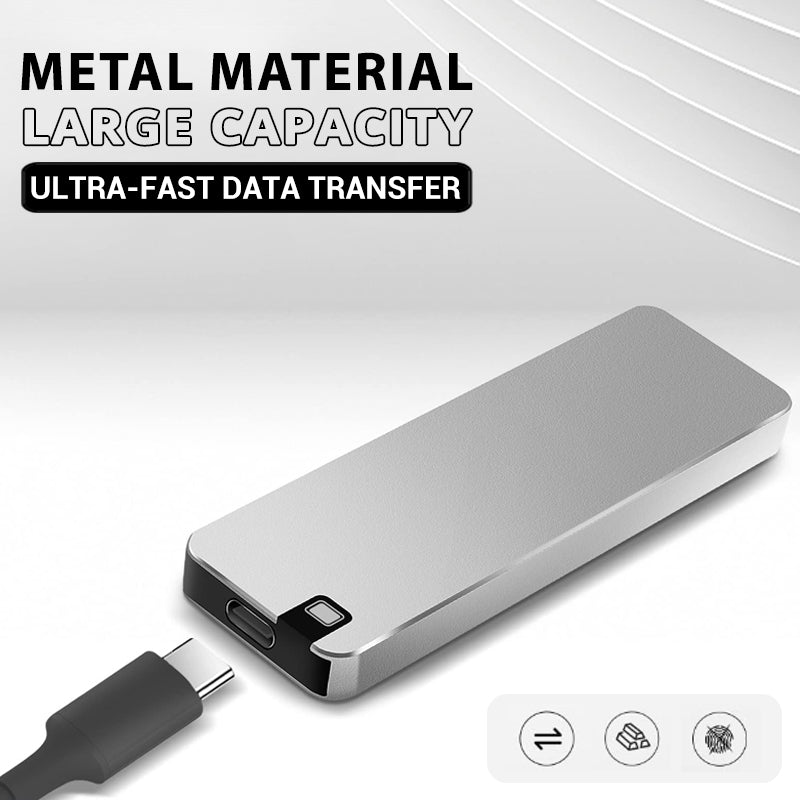 Portable SSD External Solid State Drive USB 3.2 Gen 1 Fast Transfer Speed Shockproof Aluminum Case Lightweight Storage for Laptop Desktop | Thomler
