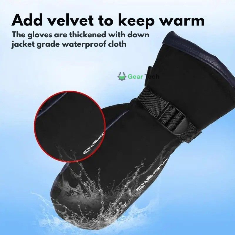 USB Powered Heated Winter Gloves with Dual-Zone Warming & Anti-Slip Palm for Outdoor Activities | Thomler