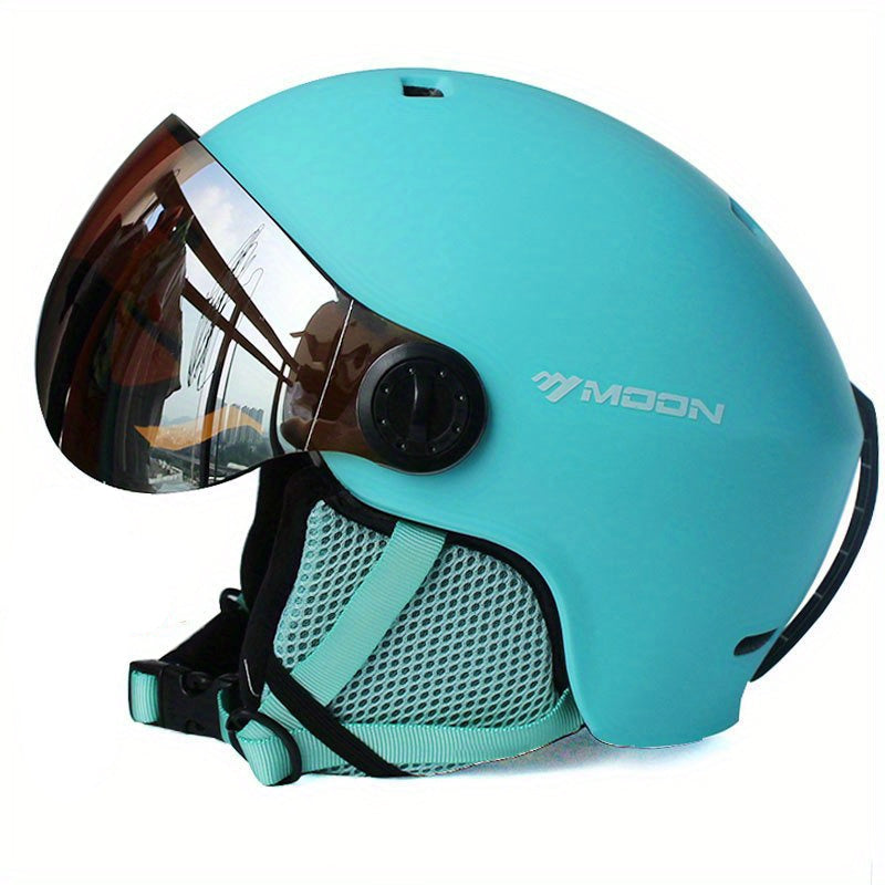 Ski Helmet PC EPS Adjustable Fit Black Winter Sports Snowboarding Protective Visor Outdoor Safety Gear | Thomler