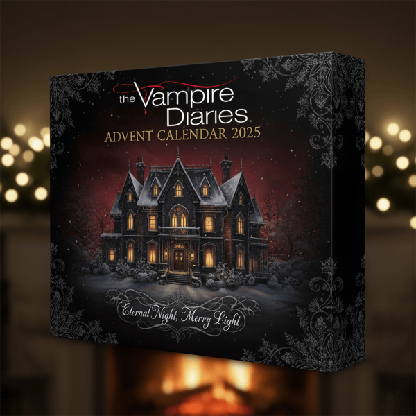 Mystic Falls Countdown Calendar 2025 – 24 Collectible Vampire Miniatures, Hand-Painted Resin Ornaments & Gothic Romance Decor for December | Thomler