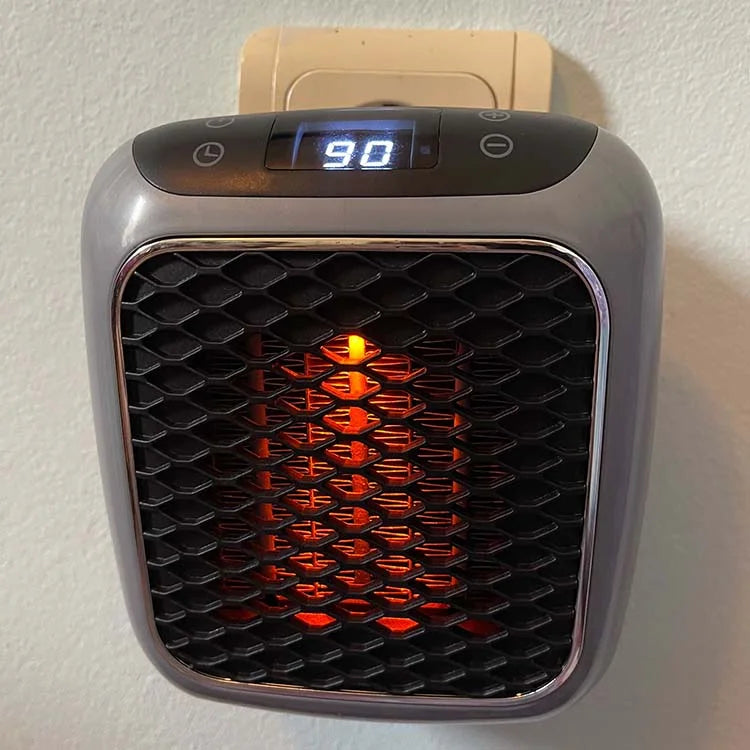 Portable Space Heater 800W with Timer & Auto Shutoff for Bedroom Office Dorm Room Fast Heating Compact Quiet Personal Heater | Thomler
