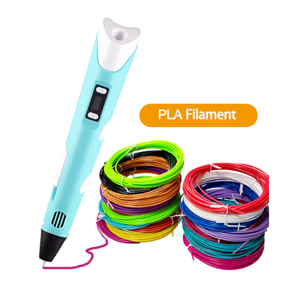 Handheld 3D Drawing Pen for Kids & Adults – Art Tool with 10 Color Filament Set, Adjustable Temperature & Speed Controls for Creative | Thomler