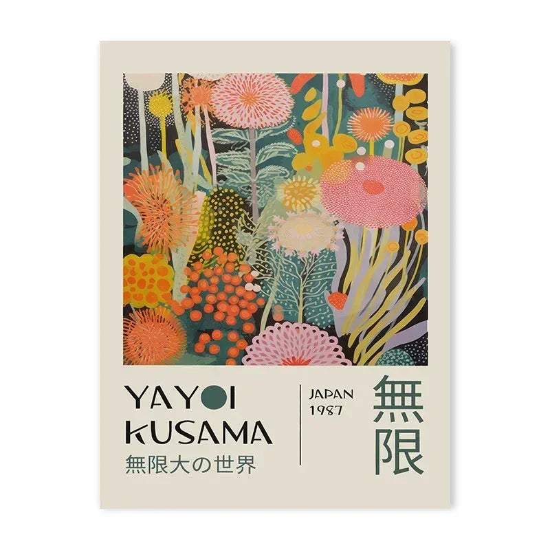 Japanese-Inspired Canvas Wall Art Print – Modern Abstract Home Decor for Living Room, Bedroom & Office | Thomler