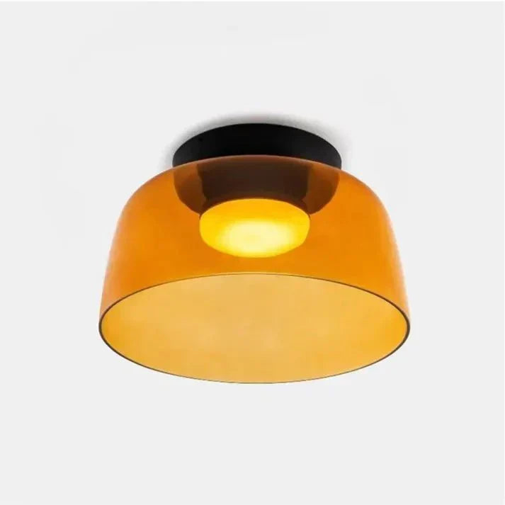 Layered Glass Ceiling Light with Adjustable LED – Contemporary Nordic Fixture for Dining and Living Rooms | Thomler