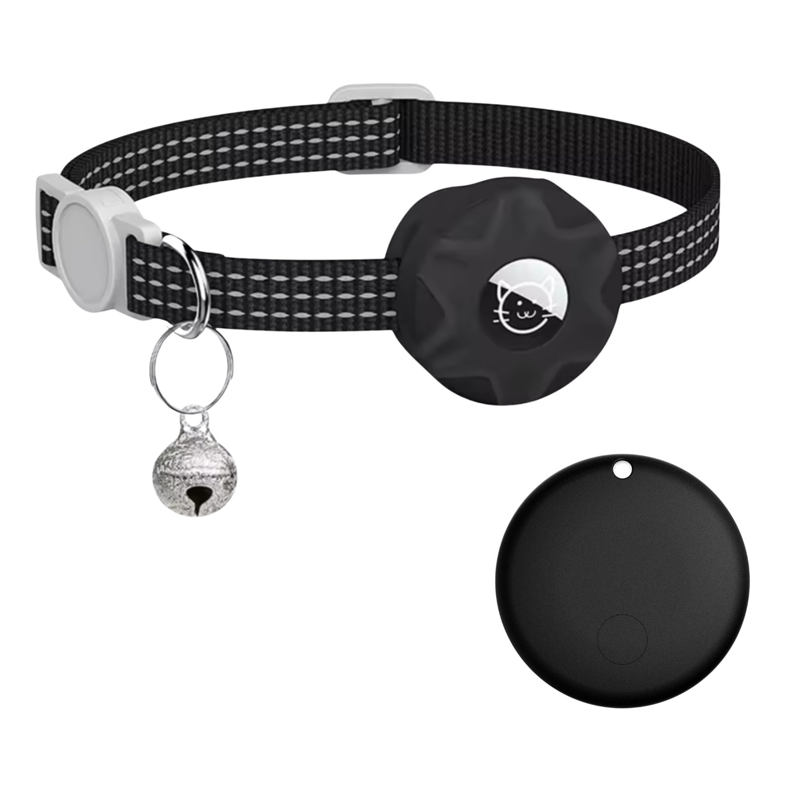 Pet Location Tracker Collar for Dogs & Cats with Android Network Connectivity and Reflective Safety Band | Thomler
