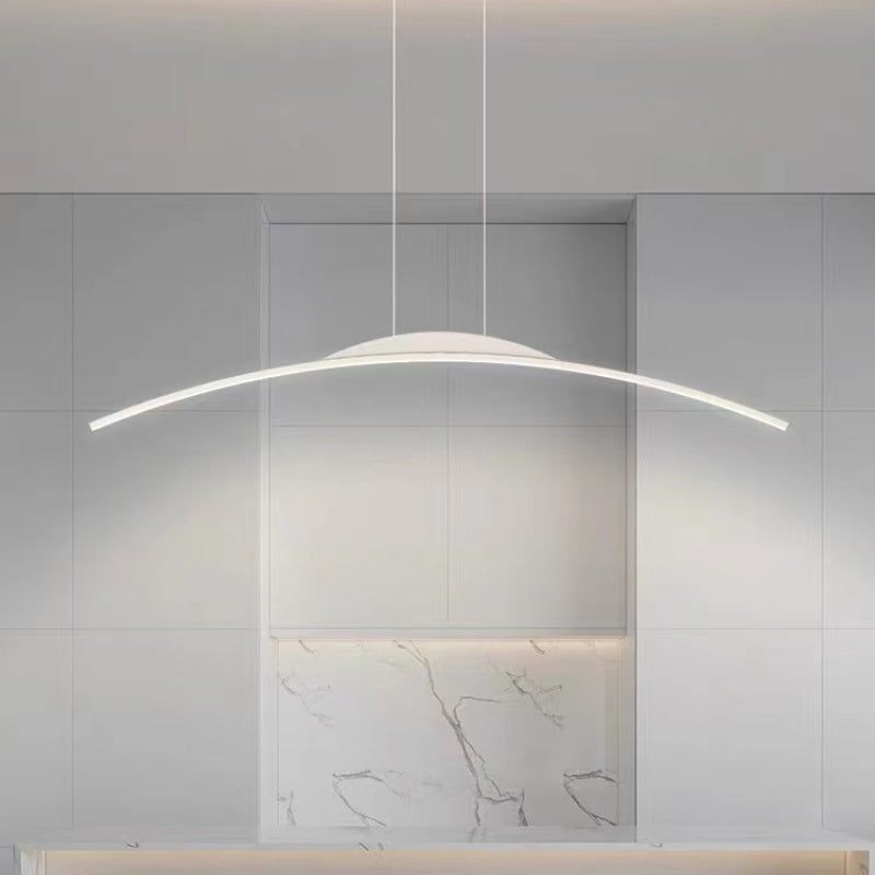Arc Ceiling Light with Wireless Dimmer – Modern Overhead Fixture for Dining Rooms, Offices & Cafes | Thomler