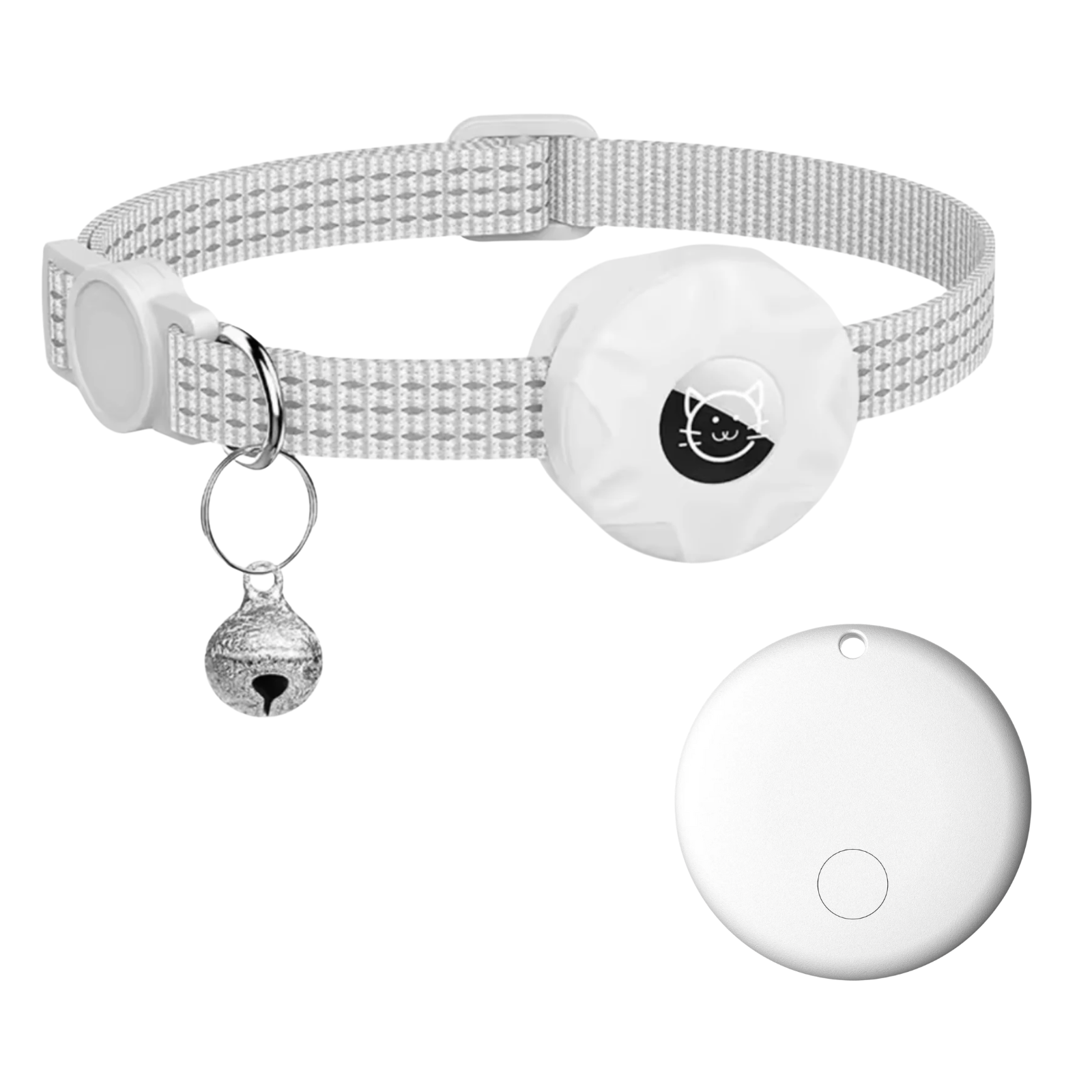 Pet Location Tracker Collar for Dogs & Cats with Android Network Connectivity and Reflective Safety Band | Thomler