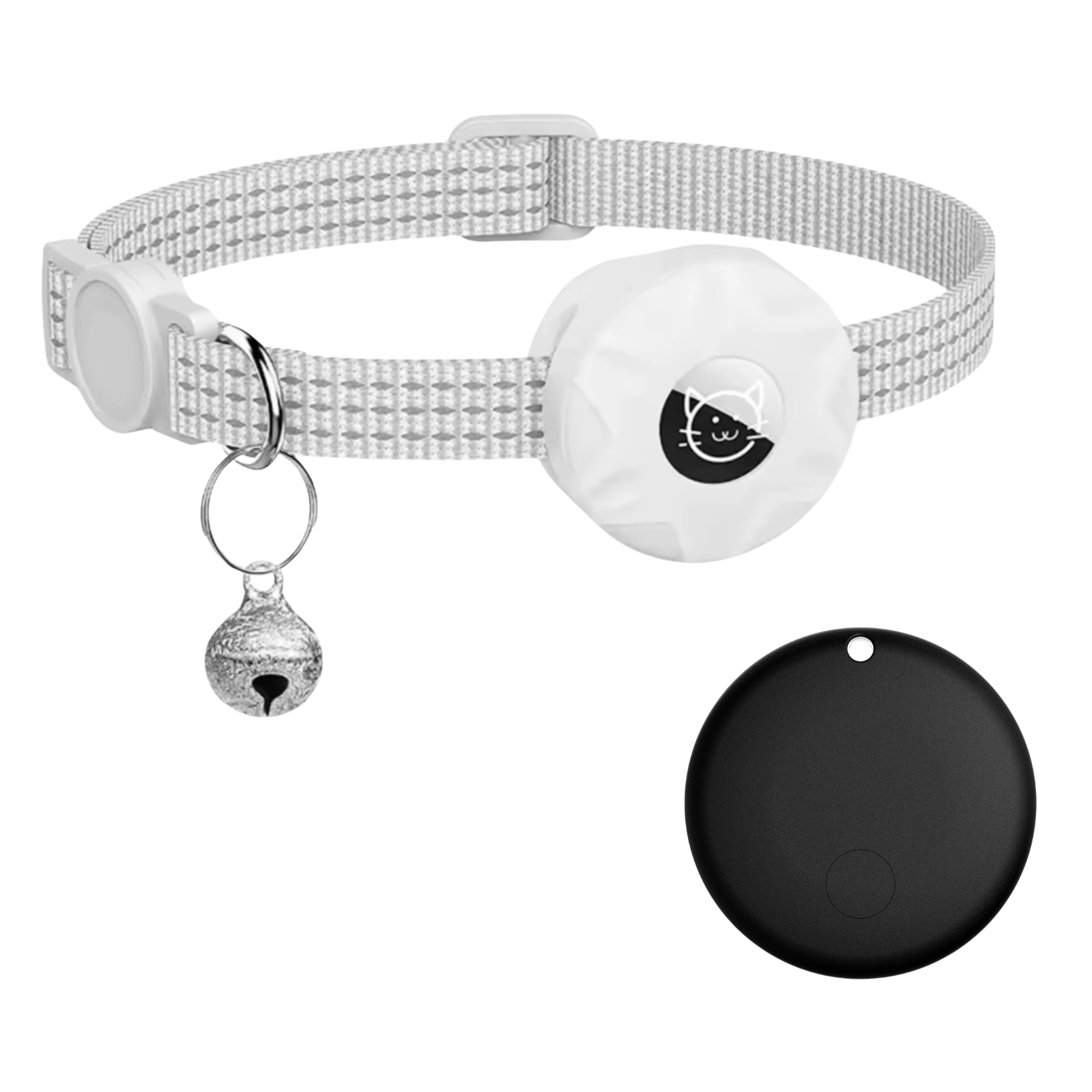 Pet Location Tracker Collar for Dogs & Cats with Android Network Connectivity and Reflective Safety Band | Thomler