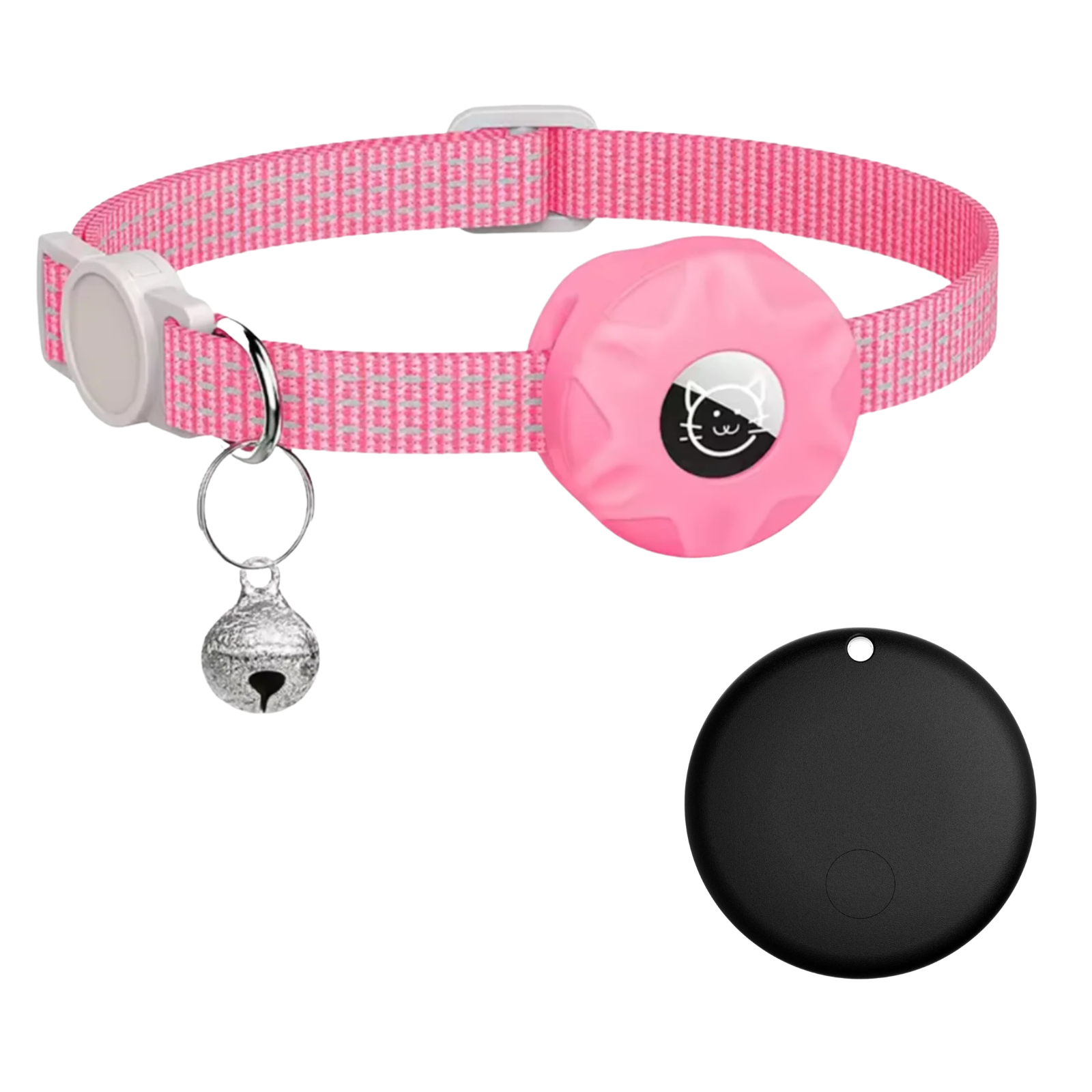 Pet Location Tracker Collar for Dogs & Cats with Android Network Connectivity and Reflective Safety Band | Thomler