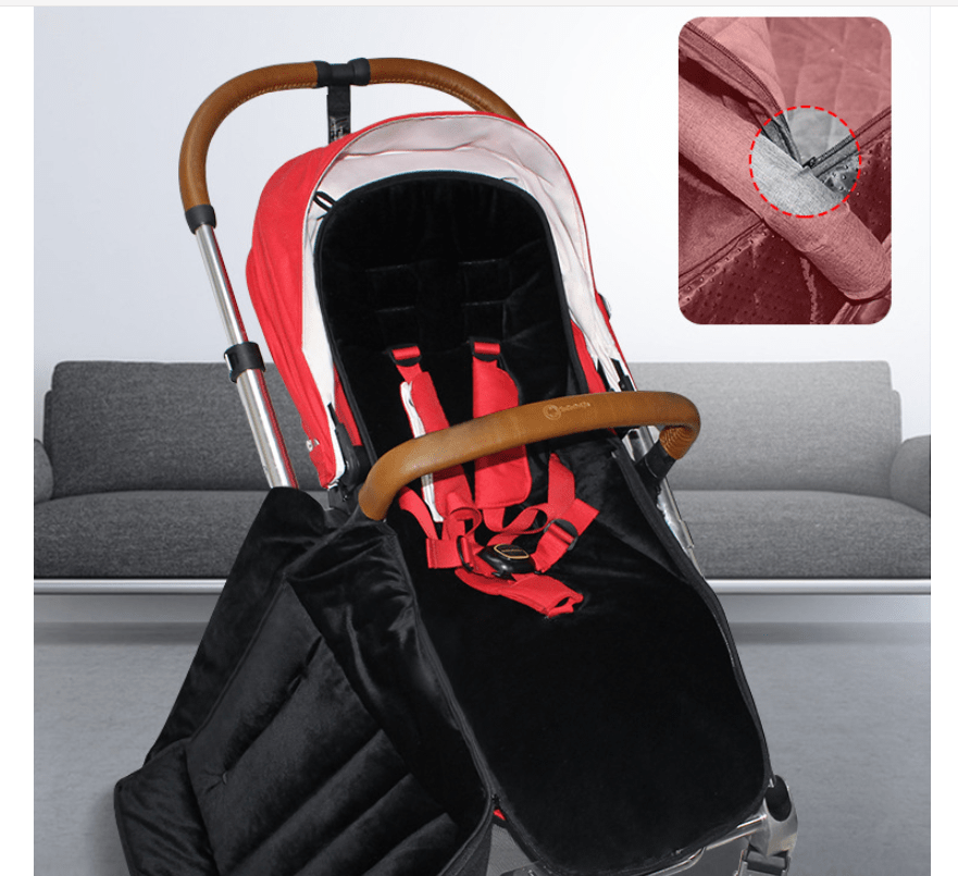 Insulated Stroller Footmuff & Sleep Sack for Infants – Windproof Cotton Bunting Bag with Dual Zippers for Prams, Car Seats & Indoor Use | Thomler