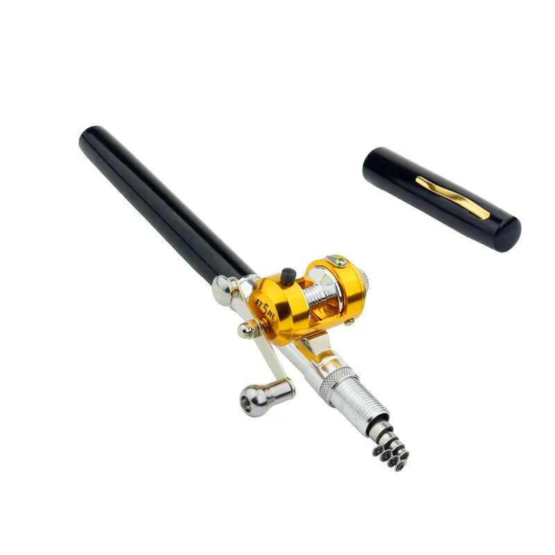 Collapsible Fishing Rod with Aluminum Reel for Travel and Hiking Adventures | Thomler