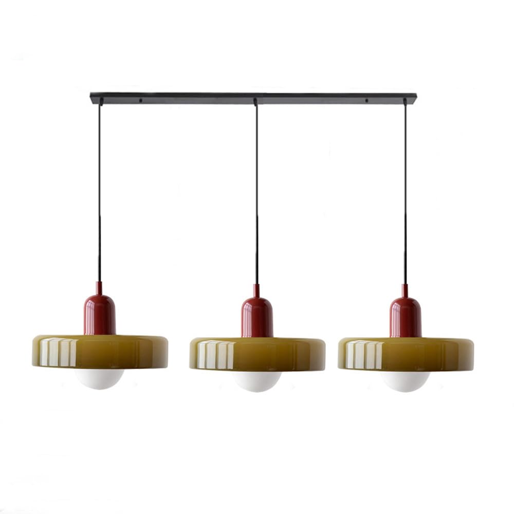 Pendant Light Glass Shade 30.0 cm Bedroom Bedside Hanging Lamp Modern Minimalist Nordic Style Adjustable Ceiling Light | Thomler