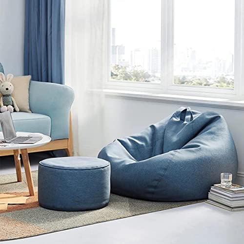 Washable Polyester Bean Bag Cover for Custom Filling – Adults & Teens Lounge Chair in 8 Colors, Modern Home Seating for Living Room | Thomler