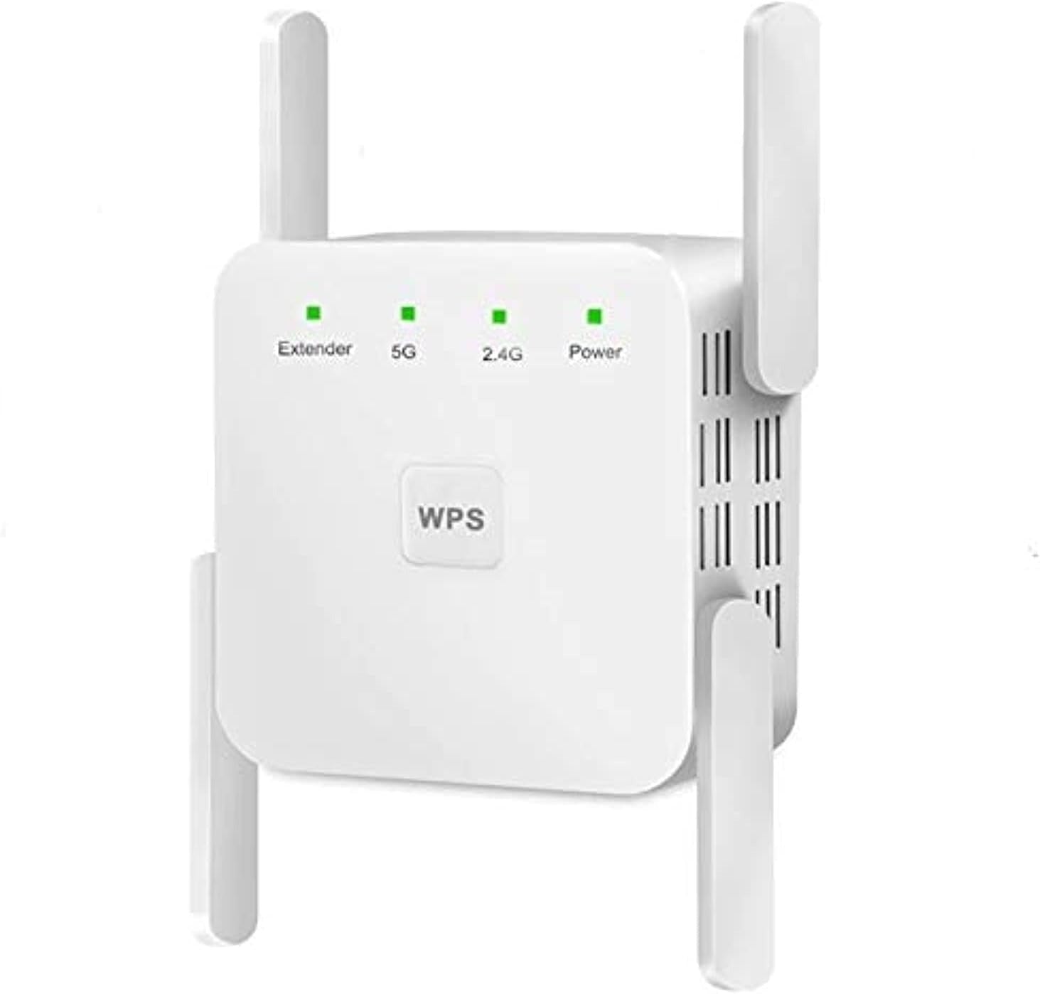 Wireless Signal Booster with Dual-Band Technology for Whole-Home Coverage | Extends Range up to 300 Mbps | Works with All Routers | Thomler
