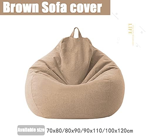 Washable Polyester Bean Bag Cover for Custom Filling – Adults & Teens Lounge Chair in 8 Colors, Modern Home Seating for Living Room | Thomler