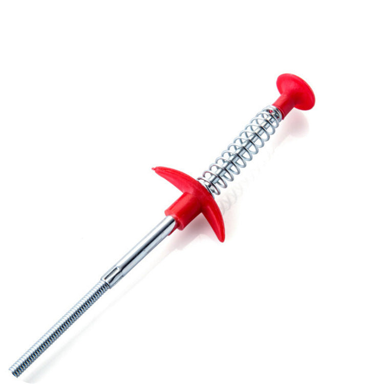 Flexible Drain Snake Tool with Hook for Clogged Pipes, Sinks, Tubs & Showers | Home Plumbing Unclogger | Thomler