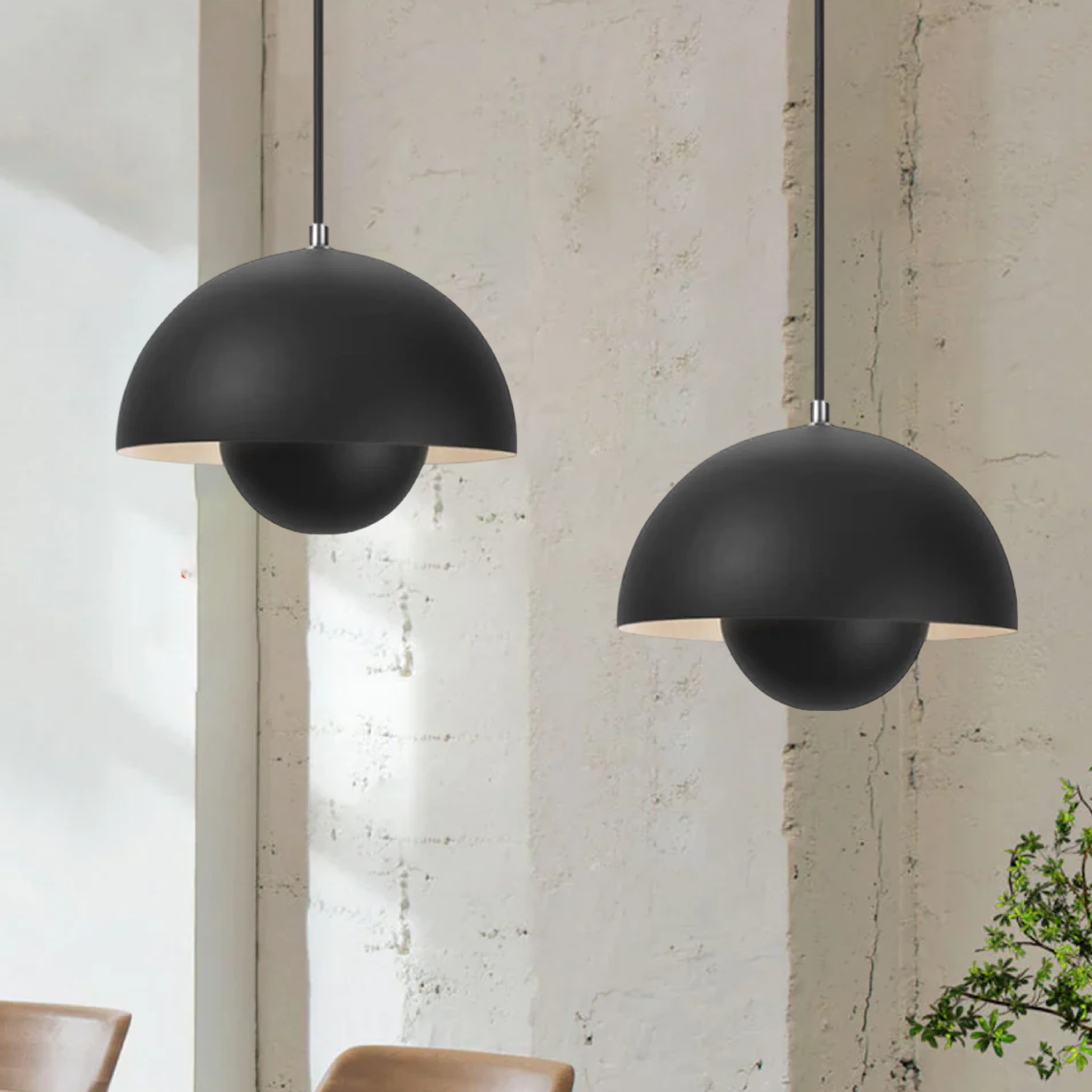 Pendant Light Metal Flowerpot Shade 23.0 cm Multi Colour Dining Room Kitchen Island Hanging Ceiling Lamp Adjustable Cable E26 | Thomler