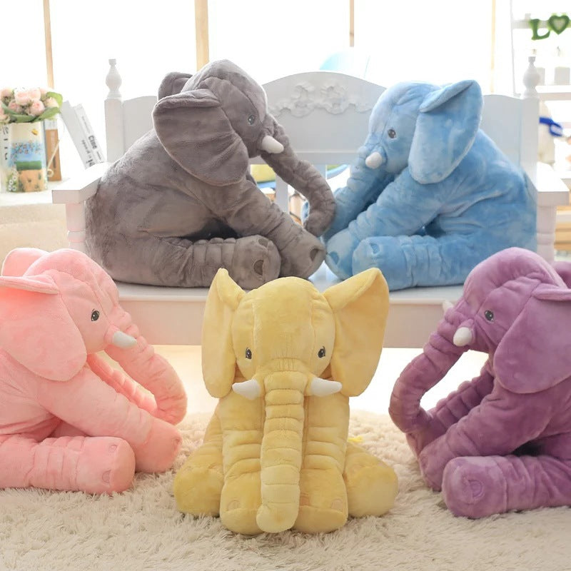 Plush Elephant Nursery Pillow for Babies & Toddlers – Soft Cuddle Cushion for Nap Time, Play & Decor | Thomler
