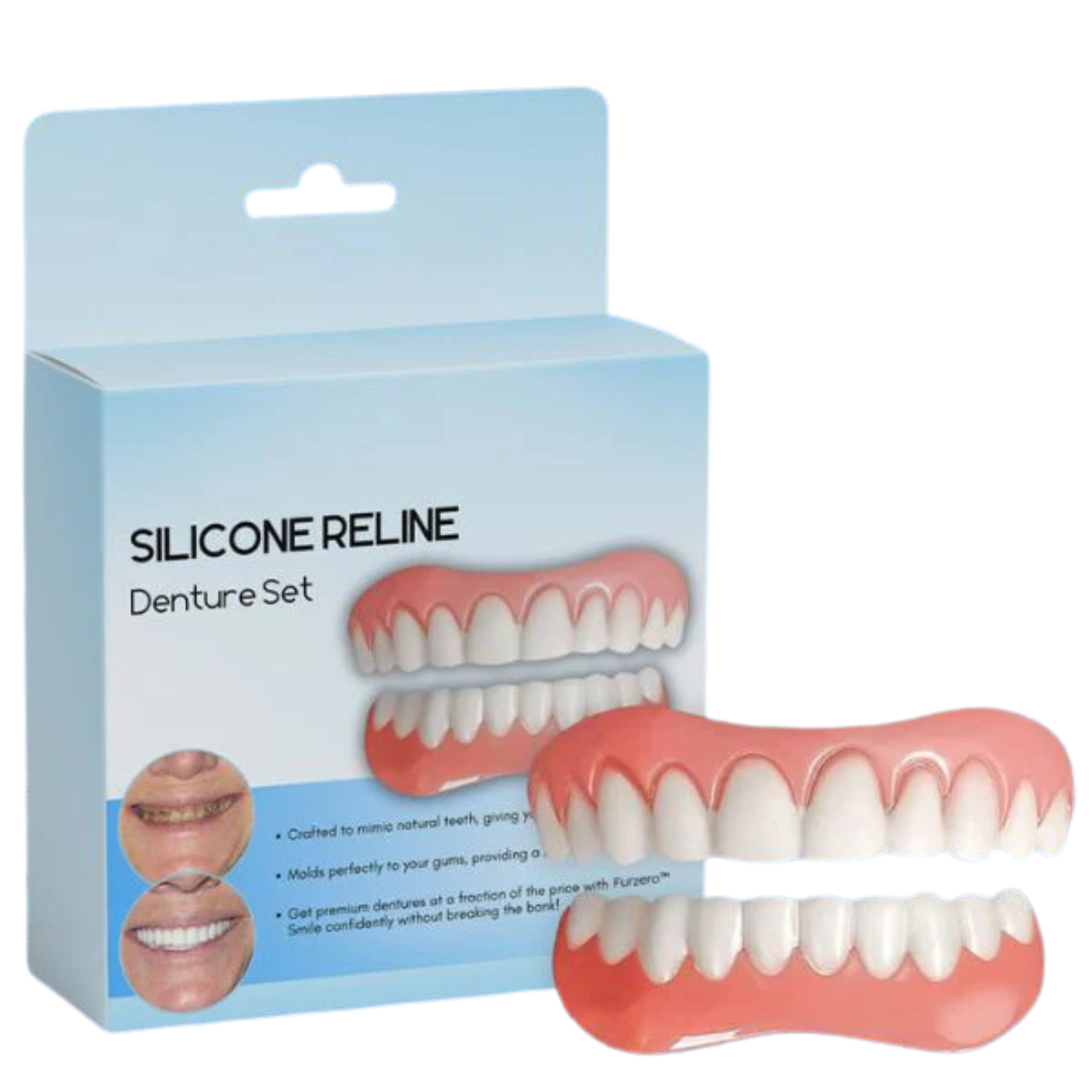 Snap-On Cosmetic Teeth Veneers - Removable Silicone Cover for Instant Smile Makeover, Photo-Ready Confidence | Thomler