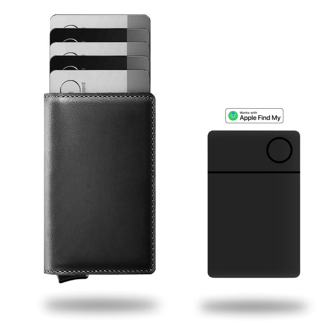 Wallet Premium Leather 9.5 cm RFID Blocking Fast Card Access Travel Everyday Compact Card Holder Billfold | Thomler