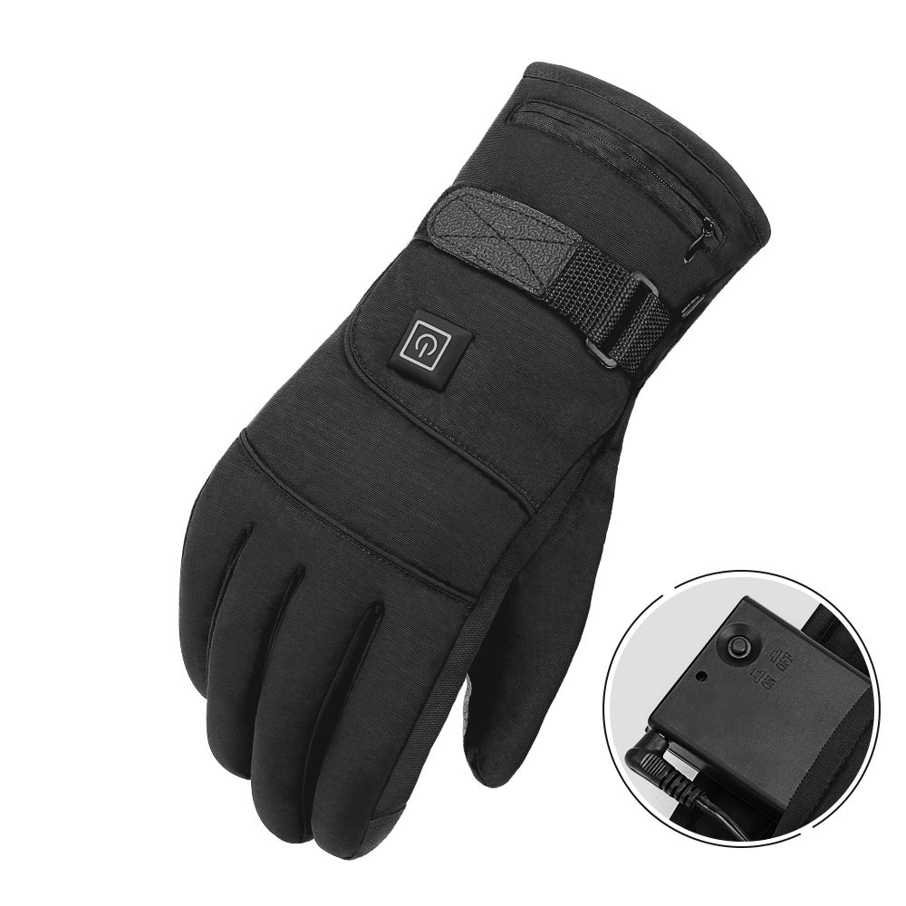 Heated Winter Gloves with Touchscreen Fingertips – Waterproof Battery-Powered Hand Warmers for Outdoor Sports, Skiing, Motorcycling & Cold | Thomler