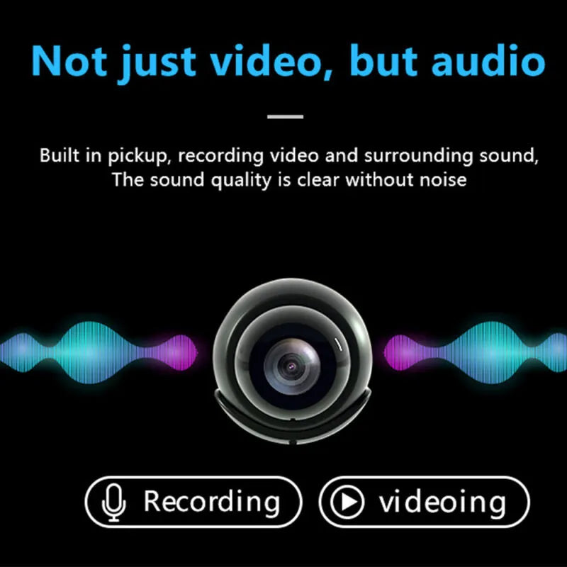 Security Camera Compact 2.0 cm Wireless Indoor Monitoring WiFi 1080P HD Motion Detection Night Vision Mini Surveillance Camera | Thomler