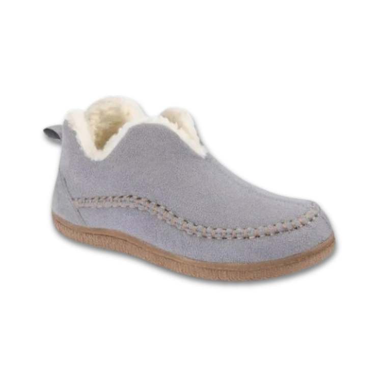 Women's Orthopedic House Slippers with Arch Support – Warm Fuzzy Indoor Outdoor Slip-On Shoes for Plantar Fasciitis | Thomler