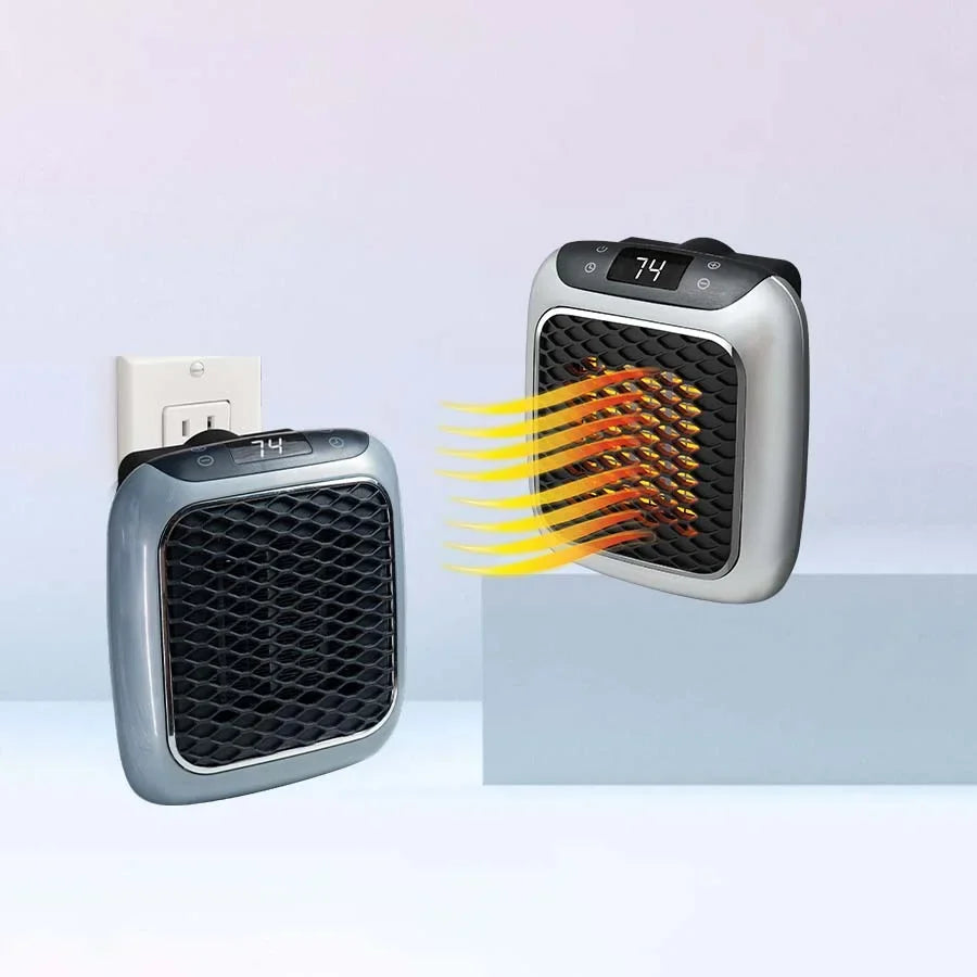 Portable Space Heater 800W with Timer & Auto Shutoff for Bedroom Office Dorm Room Fast Heating Compact Quiet Personal Heater | Thomler