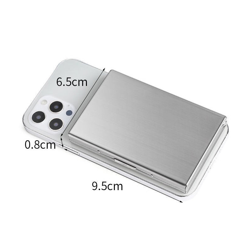 Slim Metal Card Holder with RFID Blocking Technology for Credit Cards & Cash | Thomler